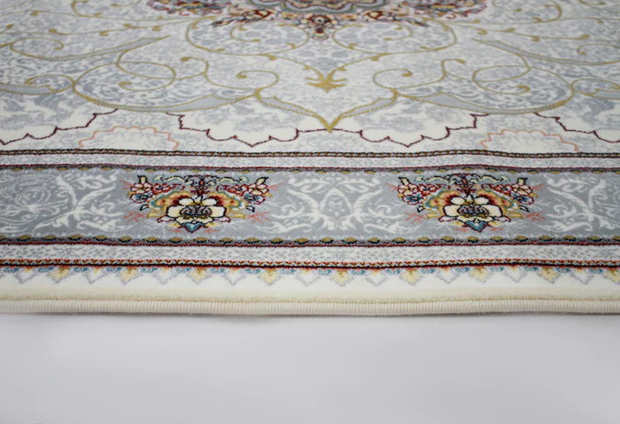 Mashhad 722364 Cream Persian Traditional Hallway Runner