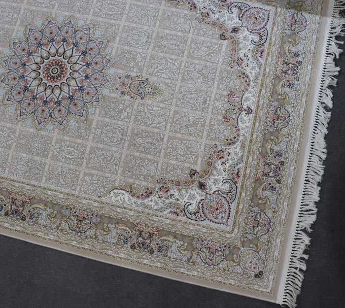 Zomorod 37006 Beige Traditional Rug