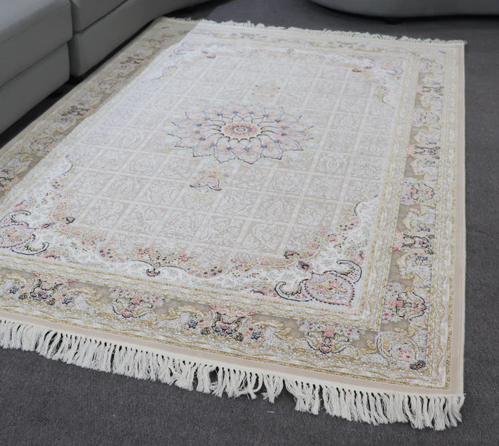 Zomorod 37006 Beige Traditional Rug