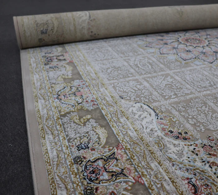 Zomorod 37006 Beige Traditional Rug