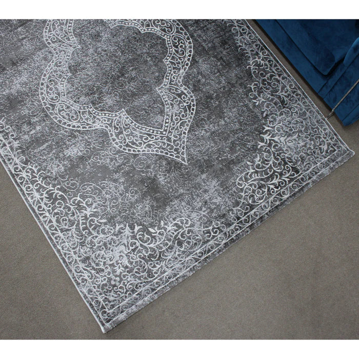 Almira He373 L.Grey Grey Modern Rug