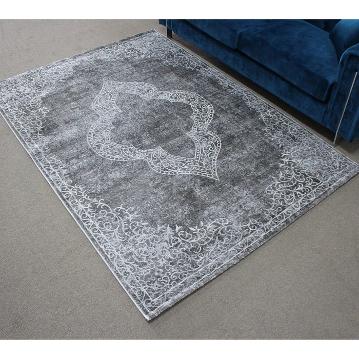 Almira He373 L.Grey Grey Modern Rug