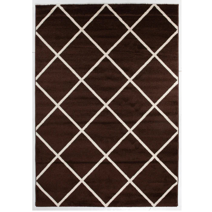 Jasmine Fe420 Brown Caramel Modern Rug