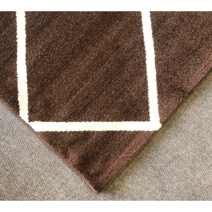 Jasmine Fe420 Brown Caramel Modern Rug