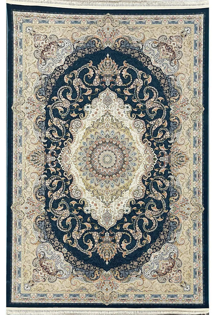 Zartosht 5500 Marin Blue Persian Traditional Rug