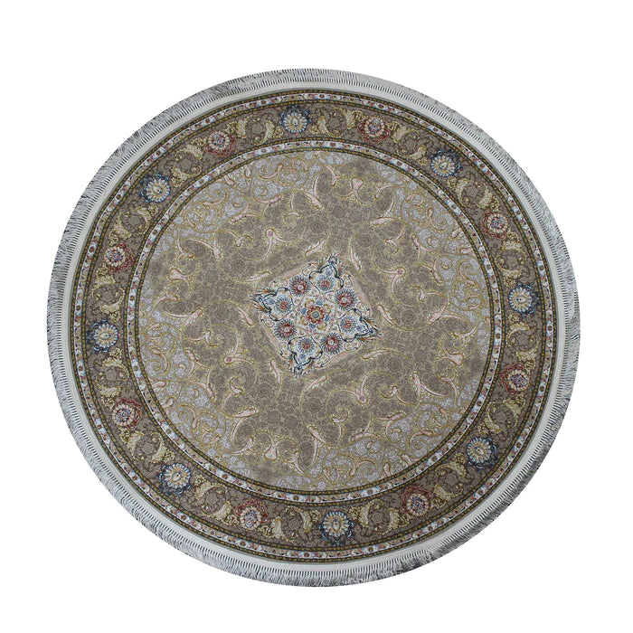 Zartosht 5577 Beige Round Persian Traditional Rug