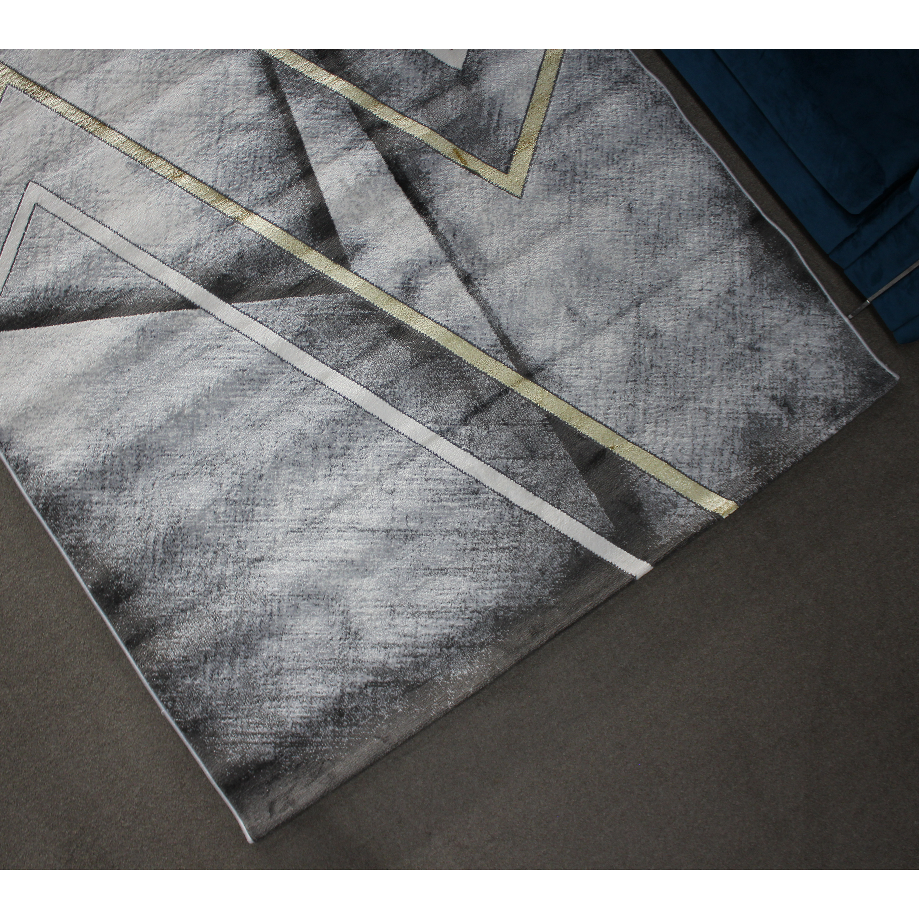 Almira He422 L.Grey Gold Modern Rug