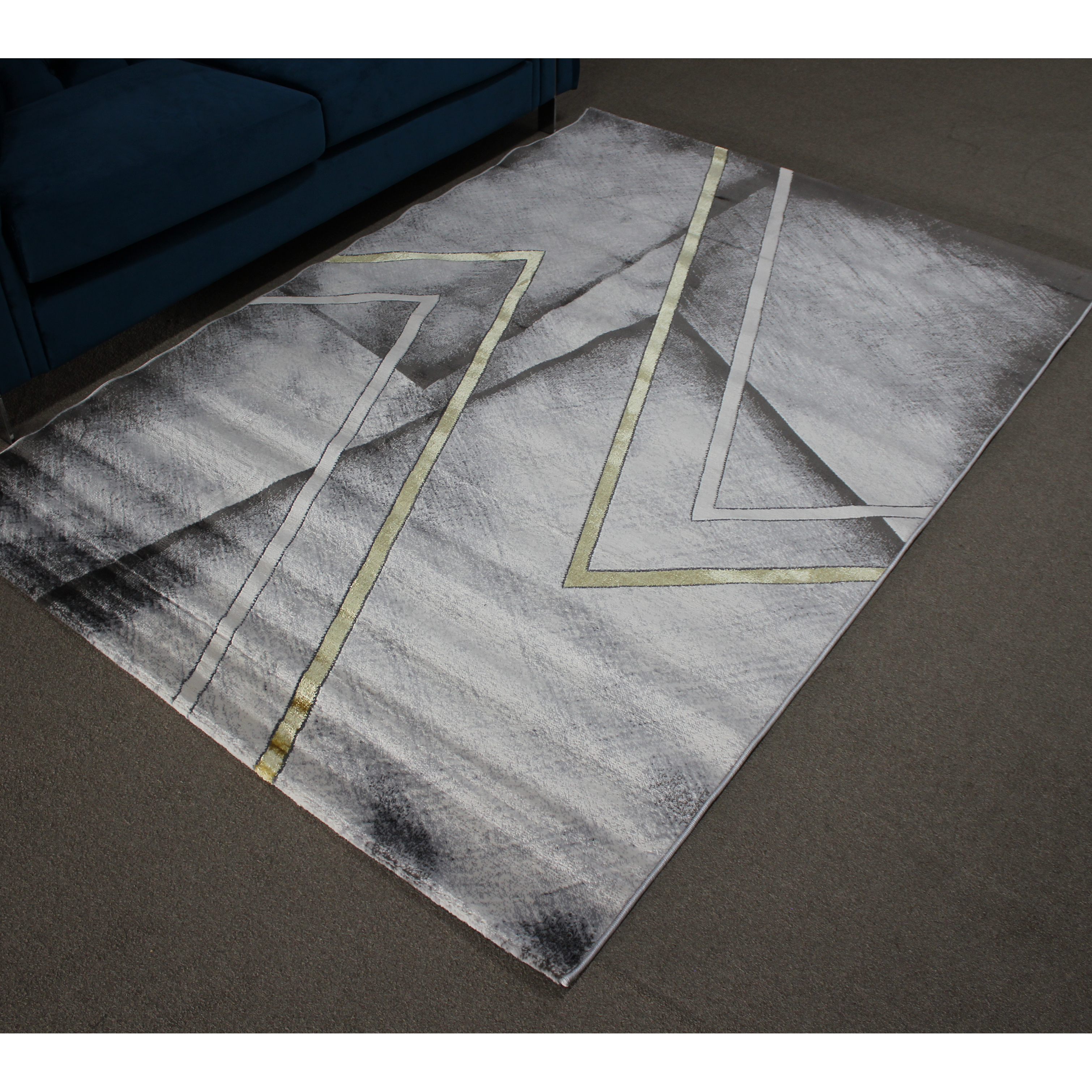 Almira He422 L.Grey Gold Modern Rug