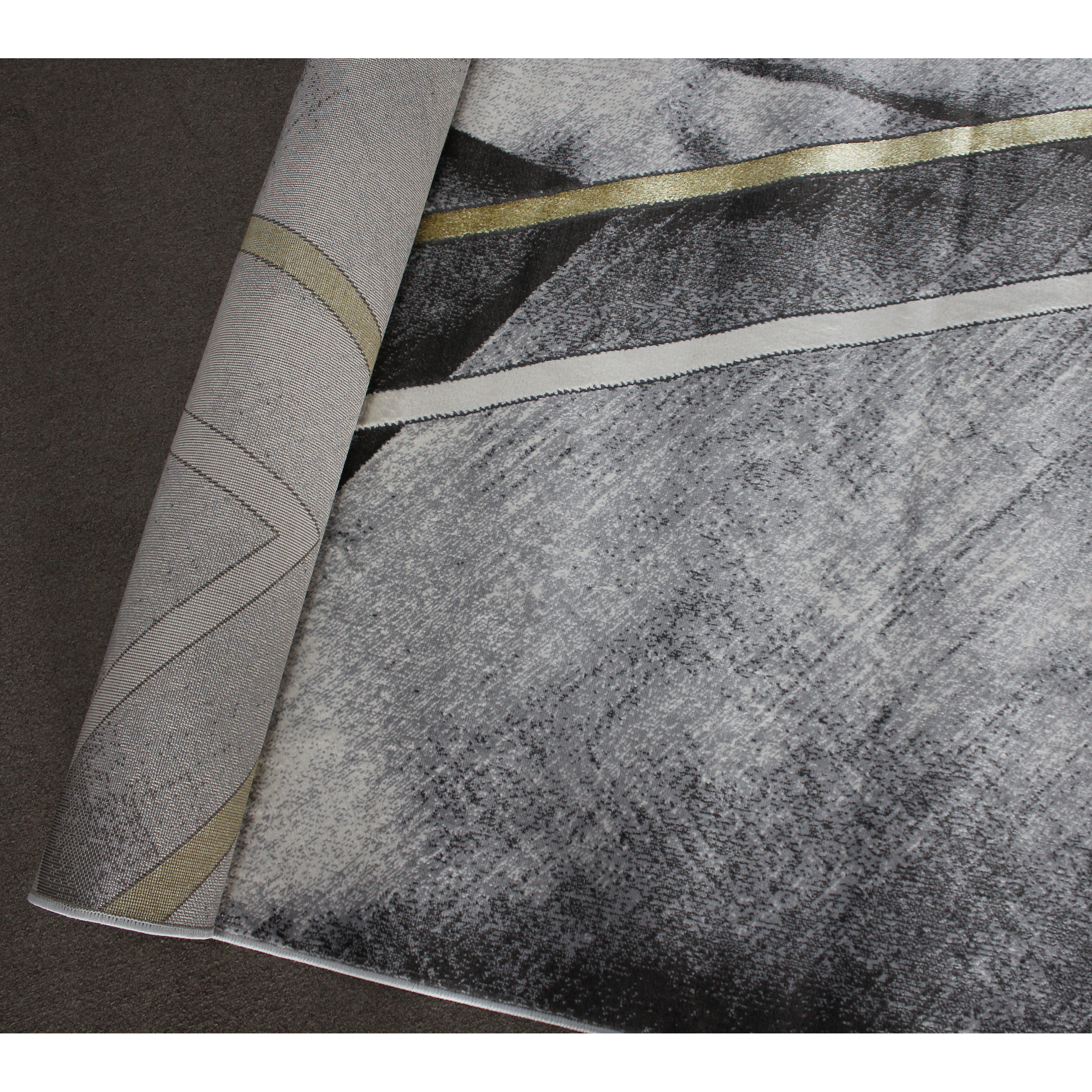 Almira He422 L.Grey Gold Modern Rug