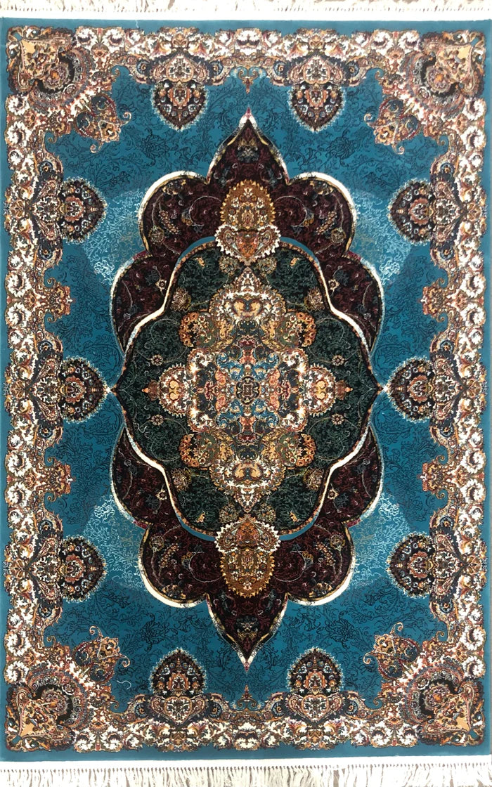 Zomorod 25050 Blue Traditional Rug