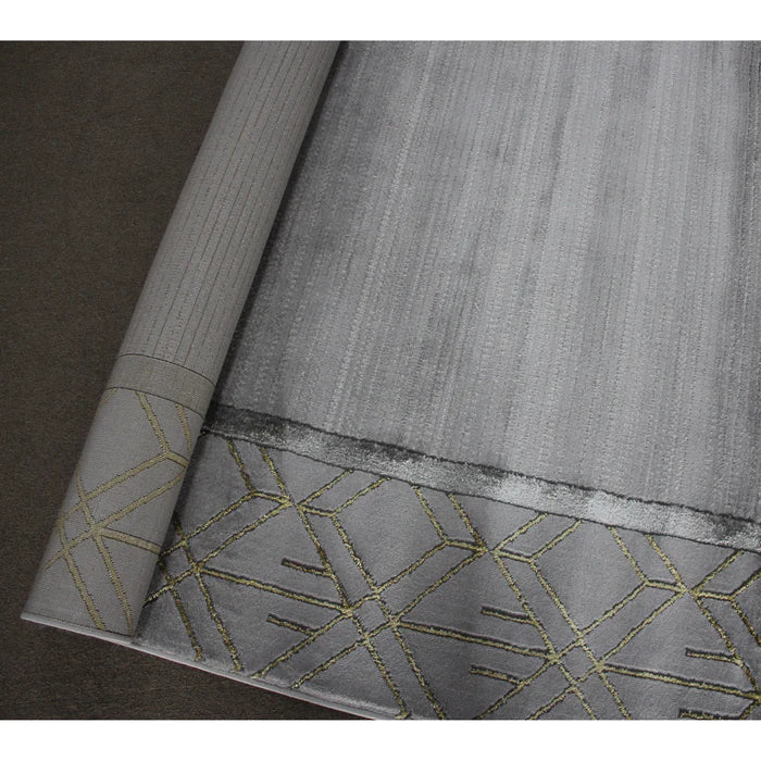 Almira He414 L.Grey Gold Modern Rug