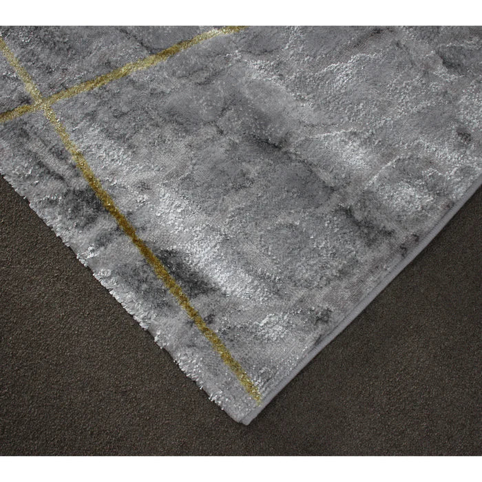 Almira He359 L.Grey Gold Modern Rug