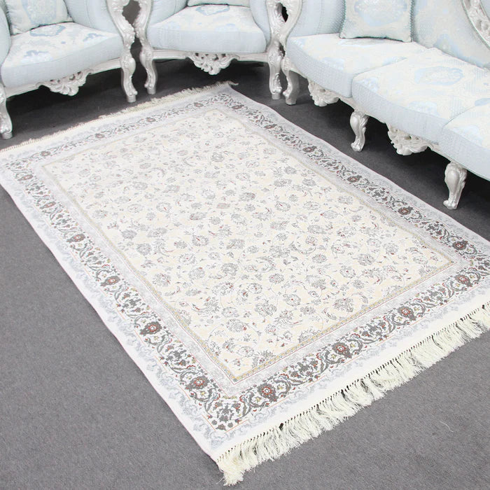 Zartosht 4819 Cream Persian Traditional Rug