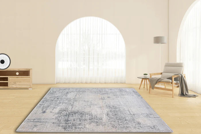 Lauren L0565B Modern Area Rug Light Grey