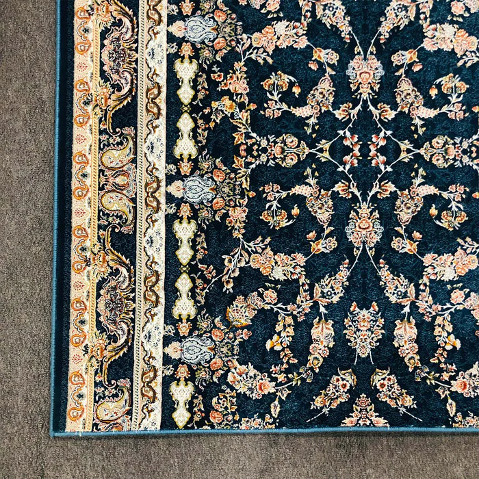 Zartosht 5333 Hallway Runner Marin Blue Persian Traditional Rug