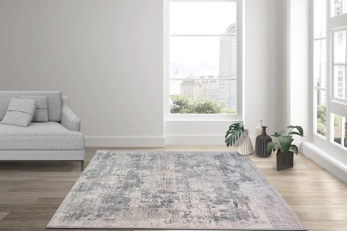 Lauren L0566B Modern Area Rug Light Grey