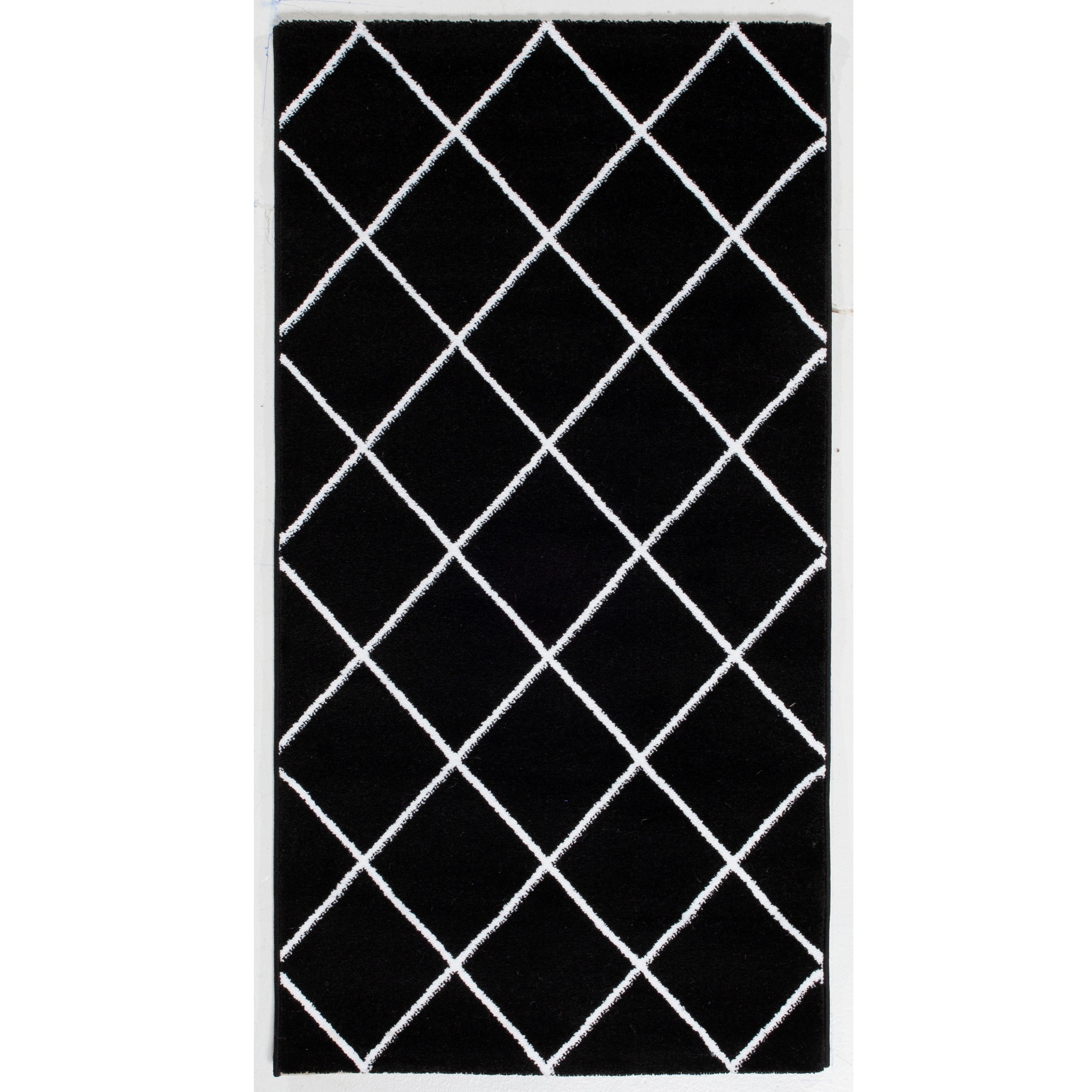 Jasmine FE420 Black Cream Modern Rug