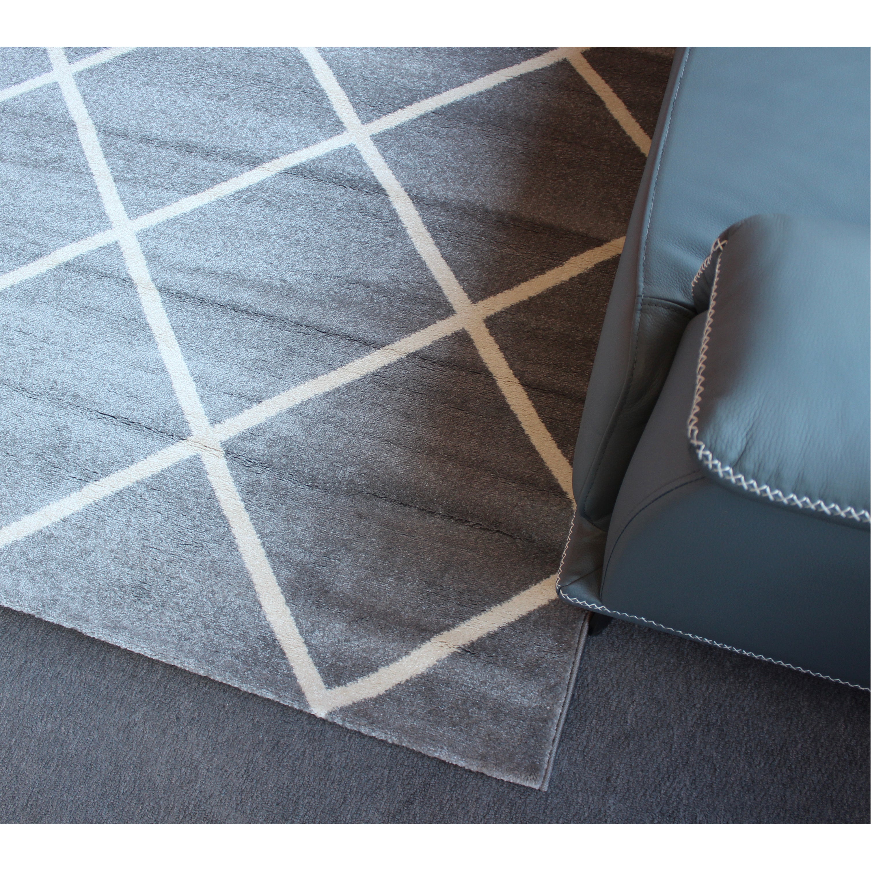 Jasmine FE420 Grey Caramel Modern Rug