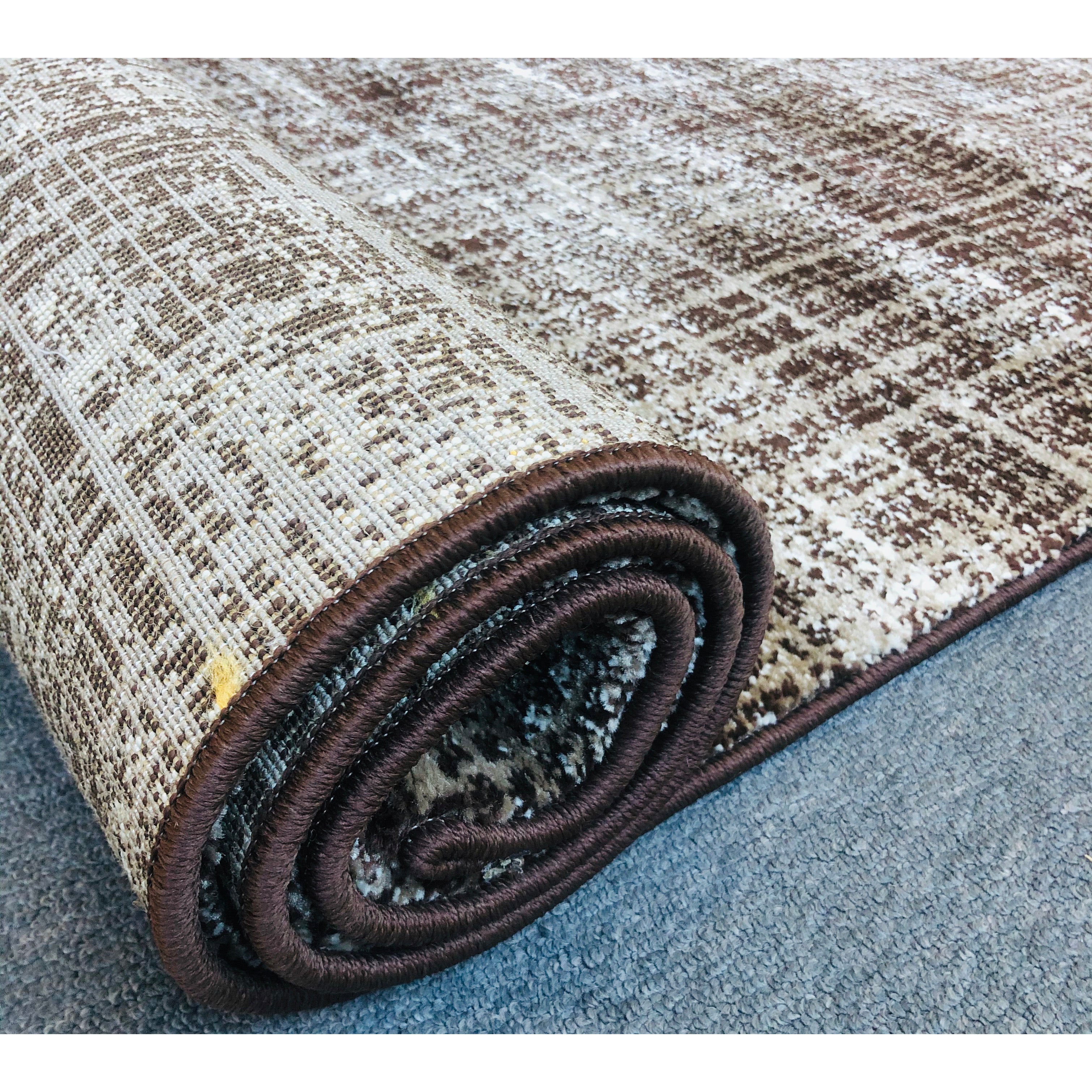 Feary G6600 Brown D Beige Modern Rug