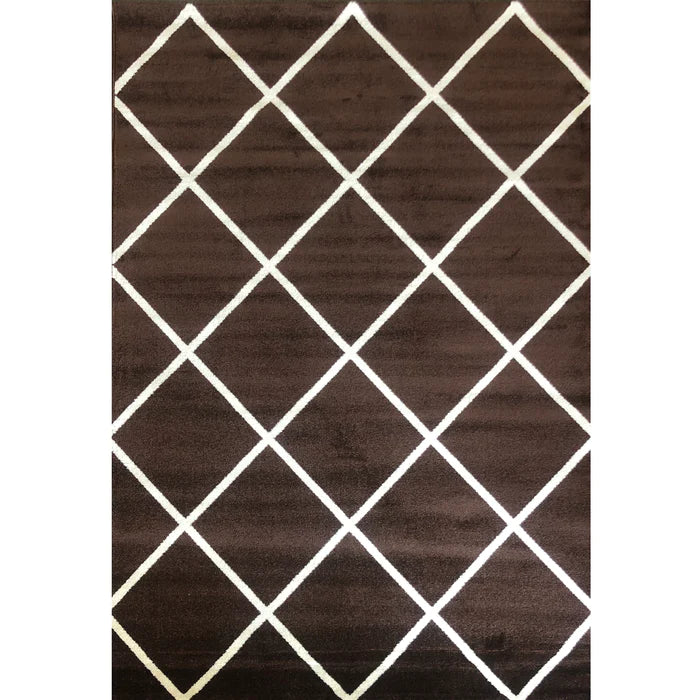 Jasmine Fe420 Brown Caramel Modern Rug