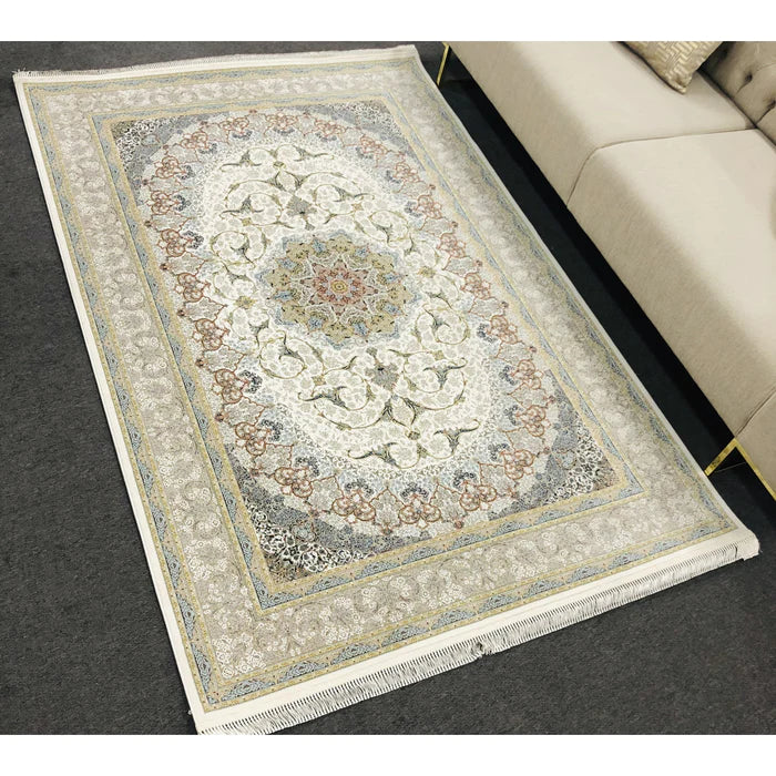 Zartosht 5252 Cream Persian Traditional Rug