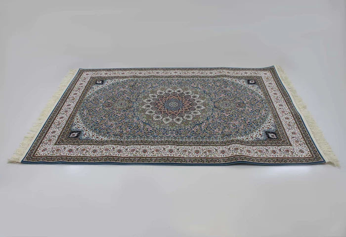 Zartosht 4545 Dark Blue Persian Traditional Rug