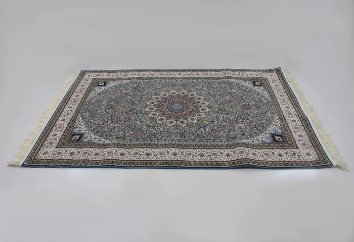 Zartosht 4545 Dark Blue Persian Traditional Rug