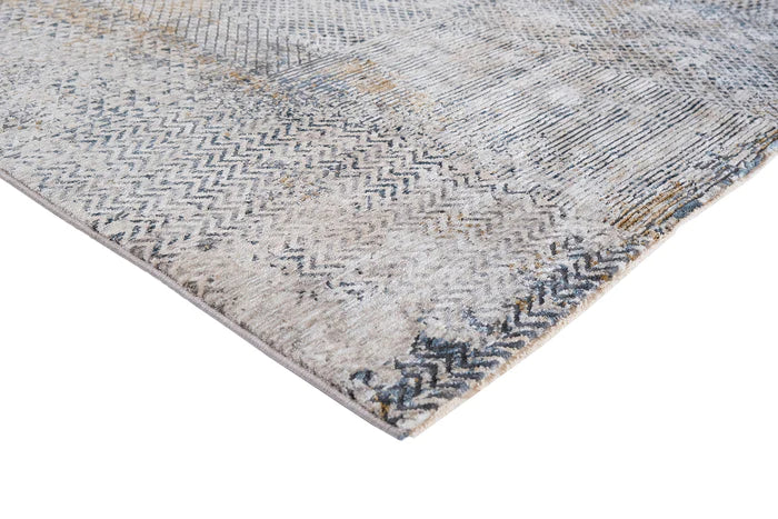 Plus Ls238A Modern Area Rug Light Gray