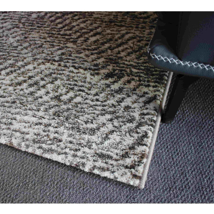 Jasmine Fe158 Dark Beige Brown Modern Rug