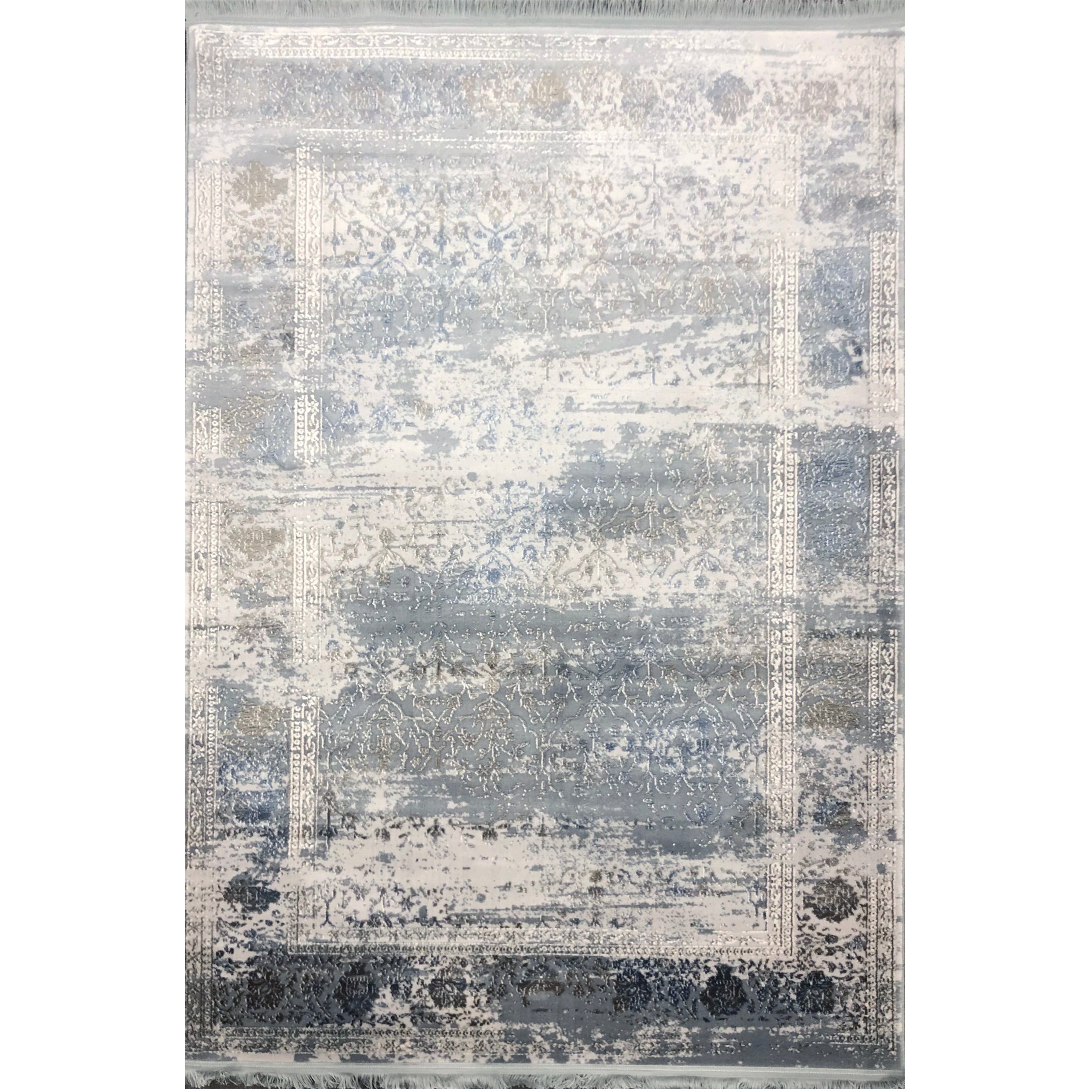 Zomorod 5114 Grey Traditional Rug