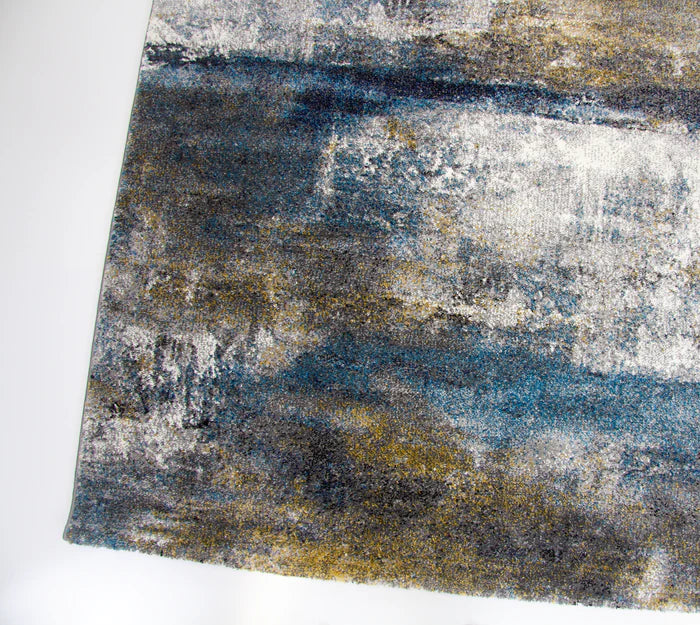 Grace 24133 Grey/Blue Modern Rug