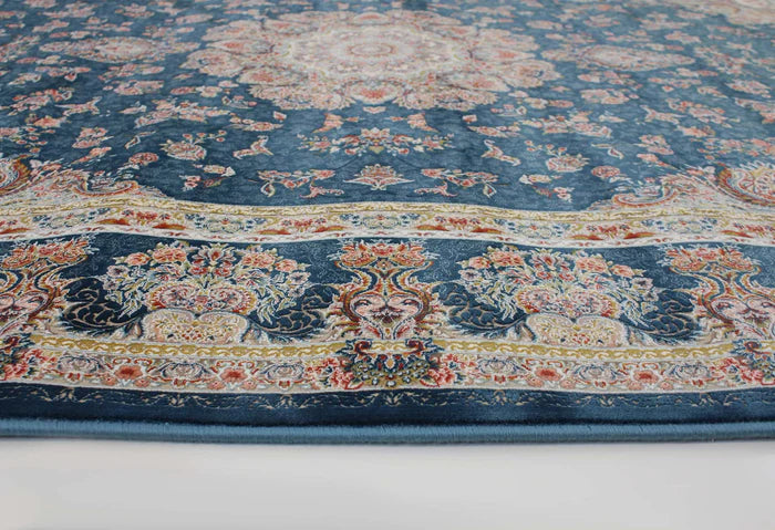 Zartosht 5858 Marin Blue Persian Traditional Rug