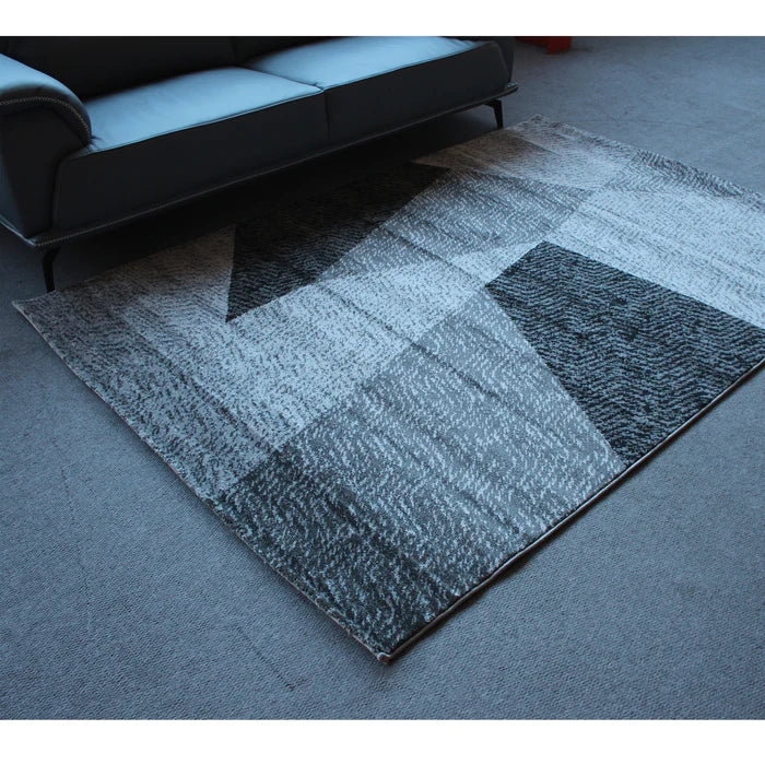 Jasmine Fe158 Grey Dark Grey Modern Rug