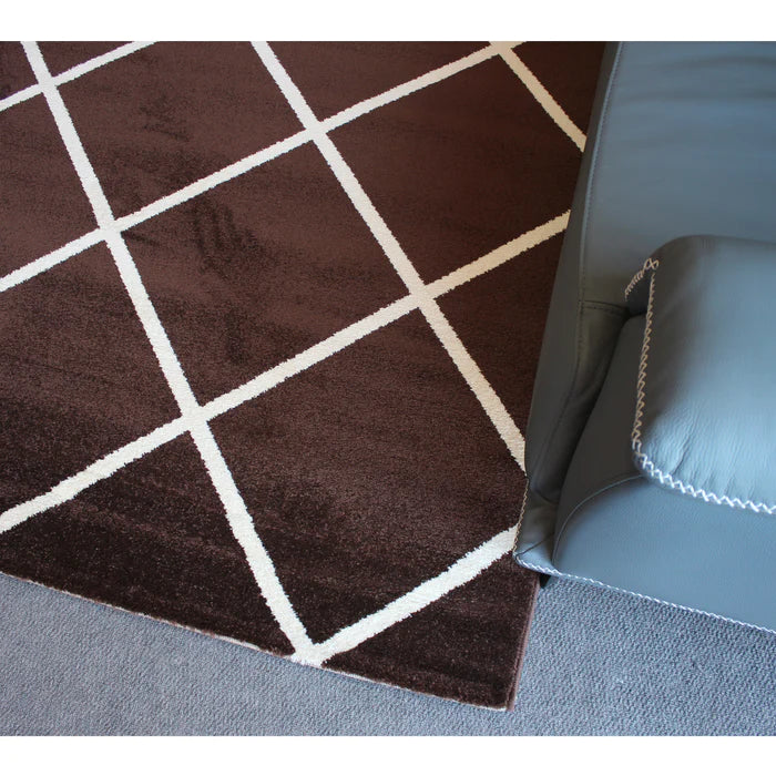 Jasmine Fe420 Brown Caramel Modern Rug