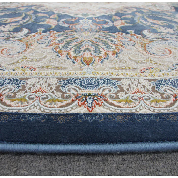 Zartosht 5500 Marin Blue Persian Traditional Rug