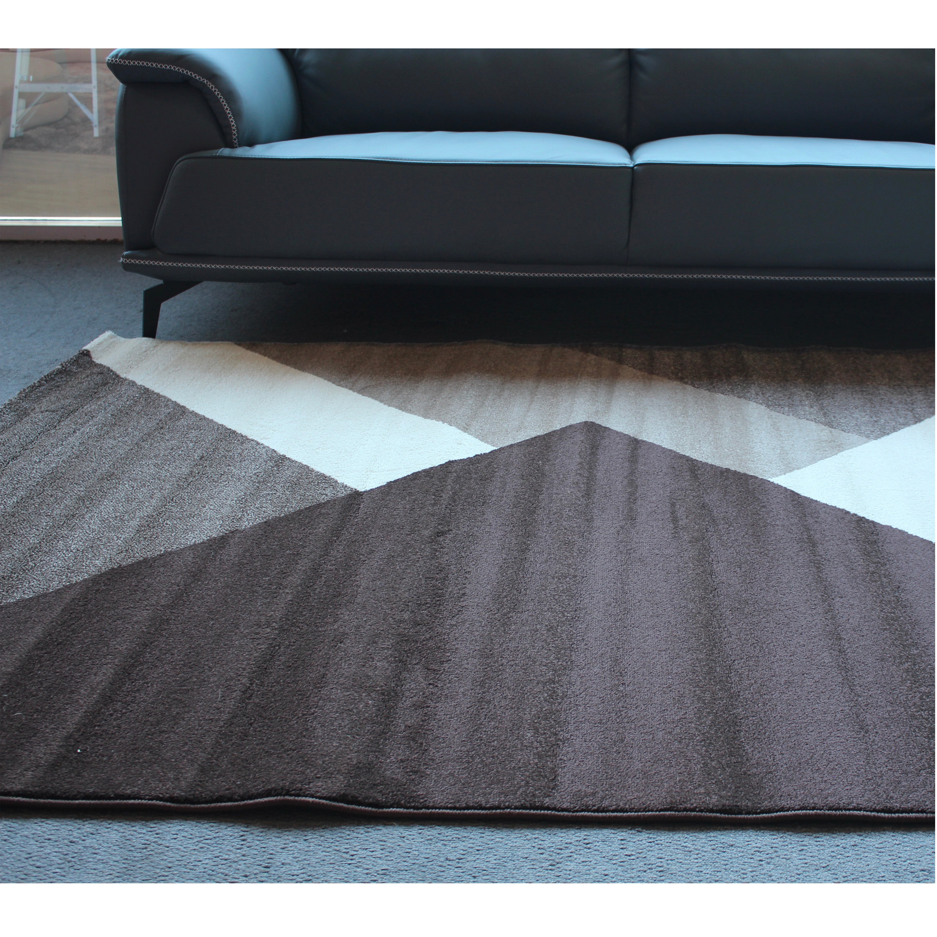 Jasmine FE394 Brown Dark Beige Modern Rug