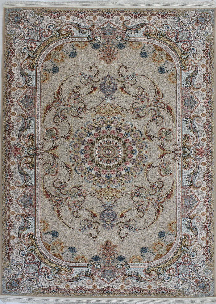 Zartosht 6090 Beige Persian Traditional Rug