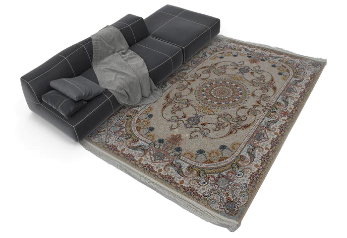 Zartosht 6090 Beige Persian Traditional Rug