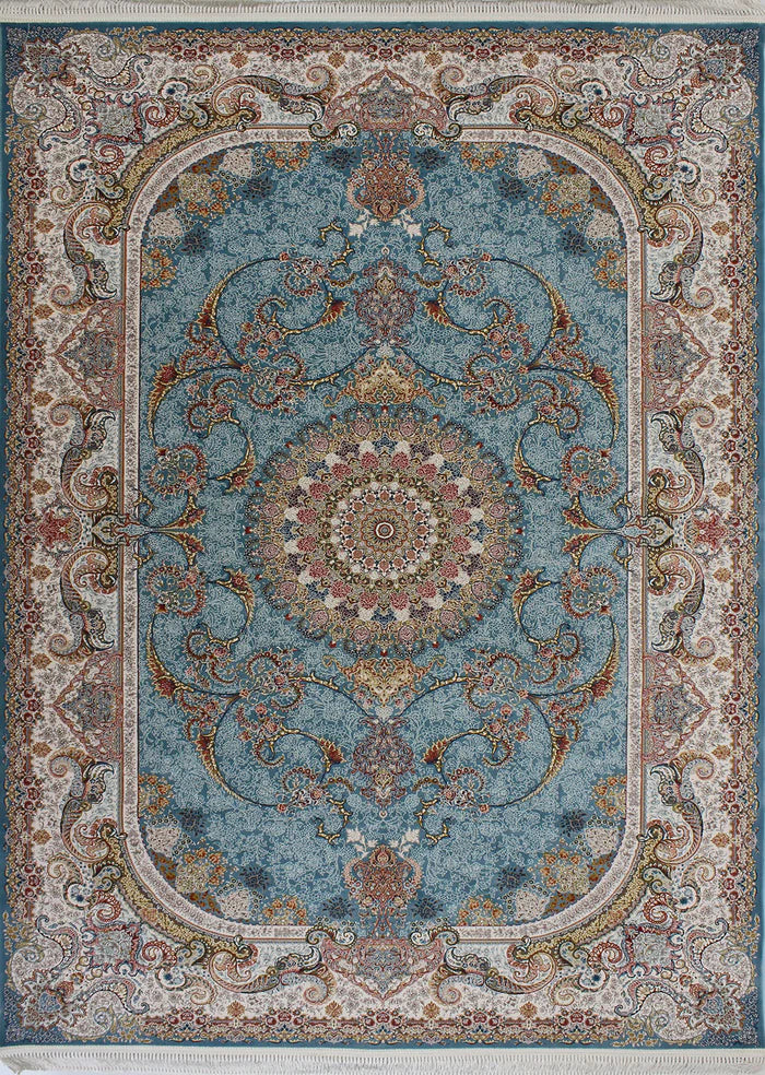 Zartosht 6090 BLUE Persian Traditional Rug