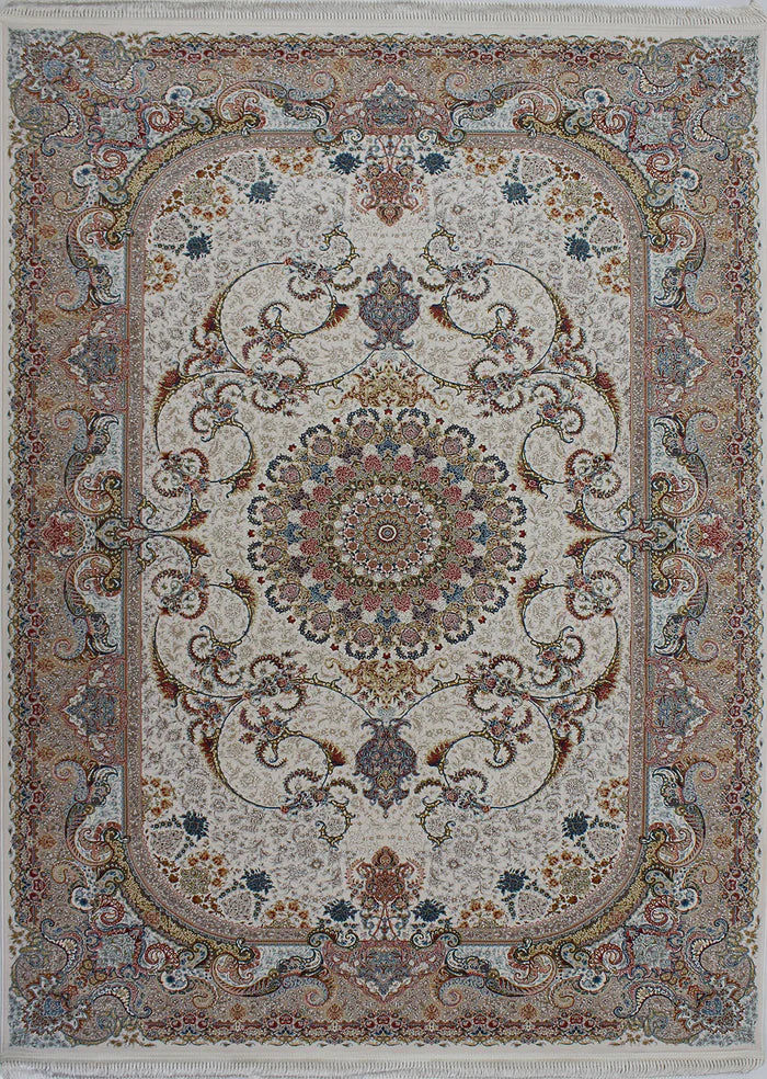 Zartosht 6090 Cream Persian Traditional Rug