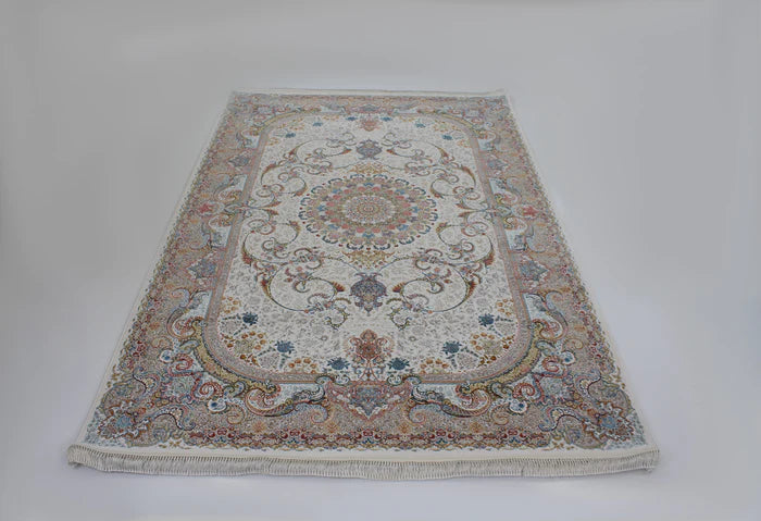 Zartosht 6090 Cream Persian Traditional Rug