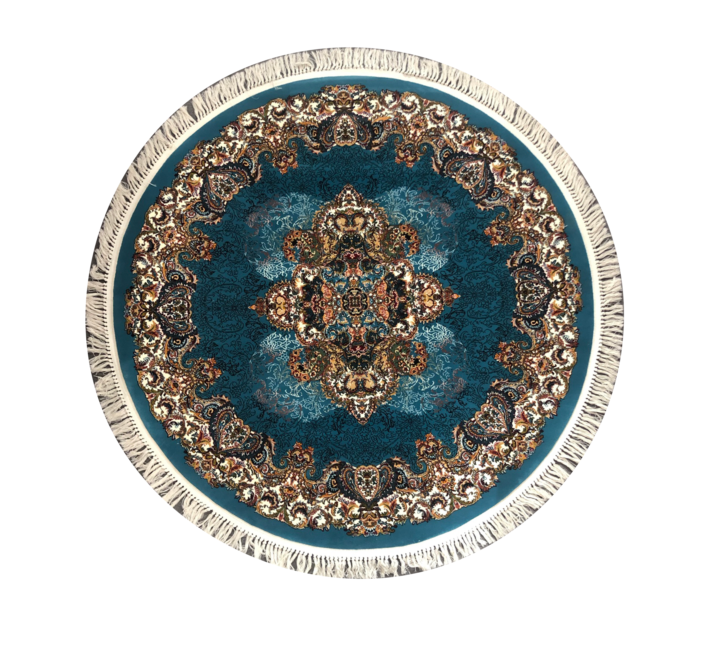 Zomorod 25050 Blue Round Traditional Rug