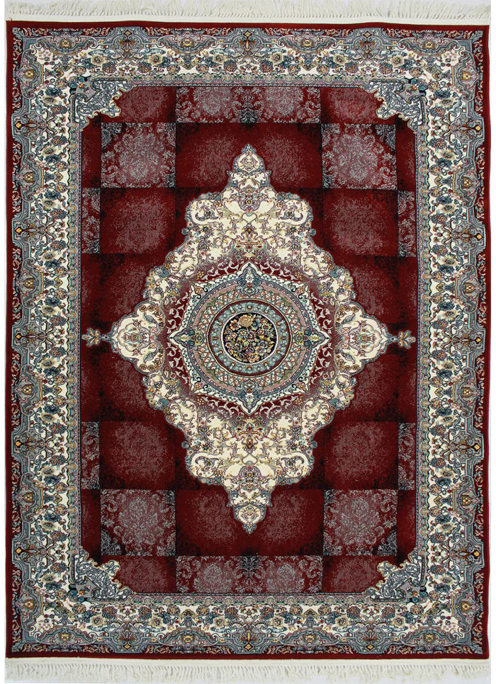 Mashhad 722582 Red Persian Traditional Rug