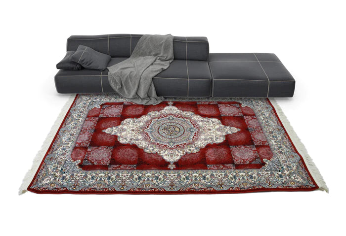 Mashhad 722582 Red Persian Traditional Rug