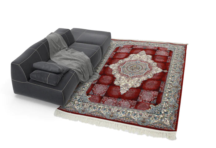 Mashhad 722582 Red Persian Traditional Rug