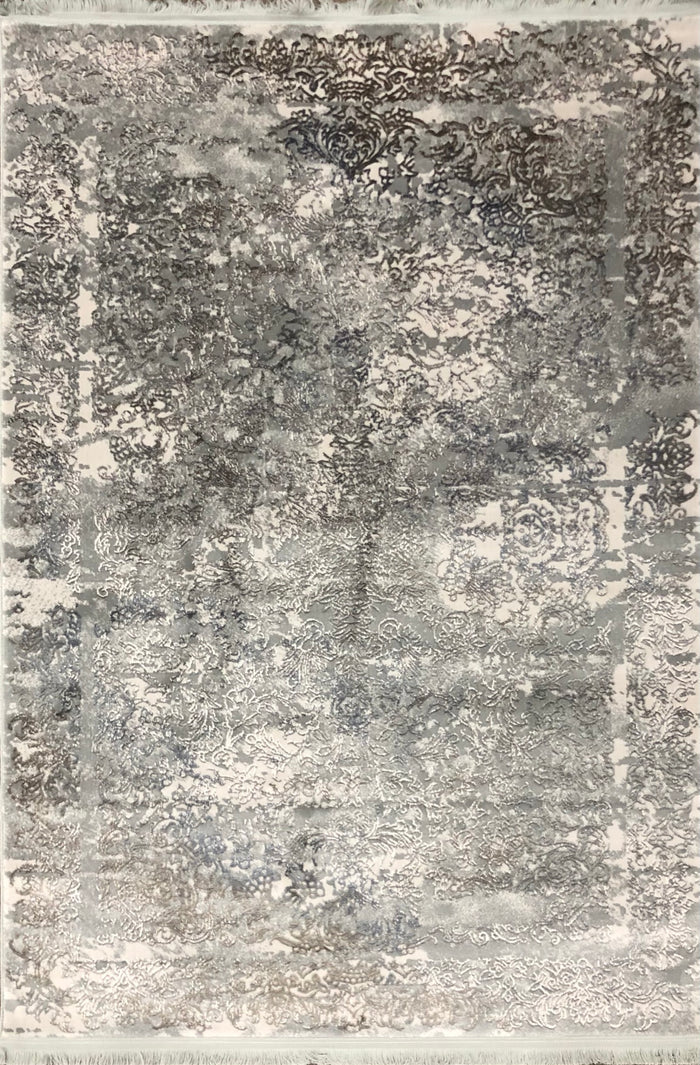 Zomorod 5117 Grey Traditional Rug