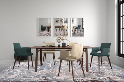 Sofia 8237A Light Blue / Light Vizon Modern Area Rug