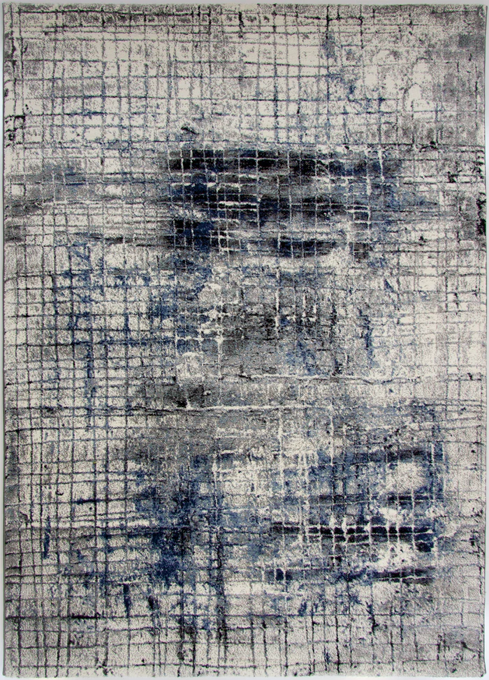 Sapphire 22323 Grey/Blue Modern Rug