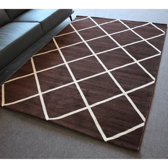 Jasmine Fe420 Brown Caramel Modern Rug