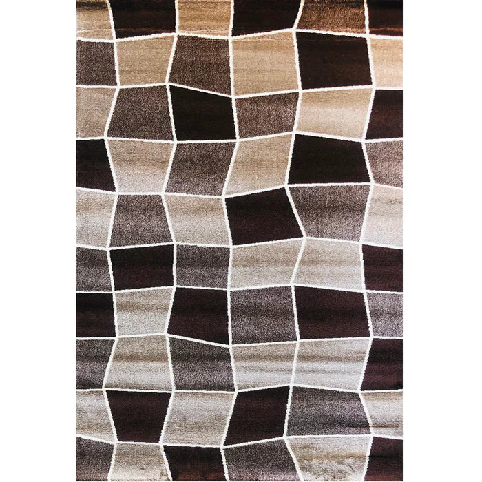 Feary G9128 Dark Beige Brown Modern Rug